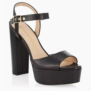 NWT Stuart Weitzman Ryder 95 black platform sandal